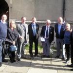 Colleagues and Friends gather at St Thomas Church, Lymington.