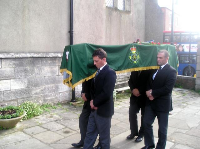 Ambulance Service Coffin Drape.