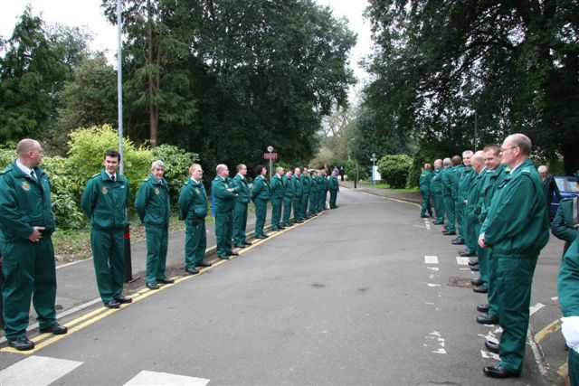 Guard of Honour, St James Hospital, Portsmouth.