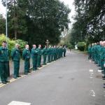 Guard of Honour, St James Hospital, Portsmouth.