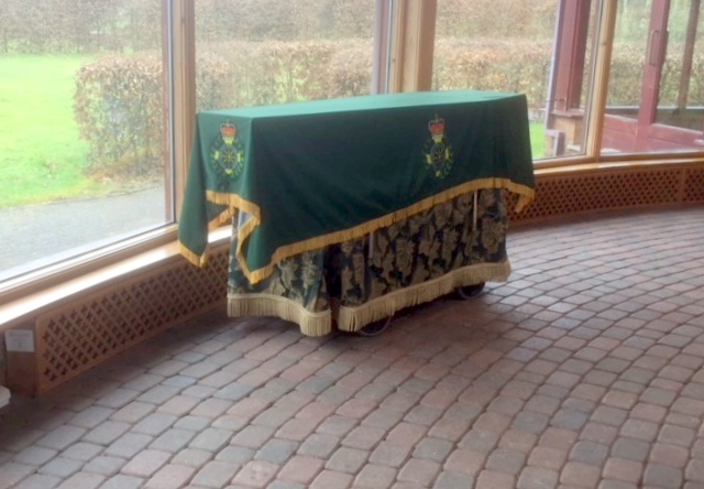 Ambulance Service Coffin Drape.