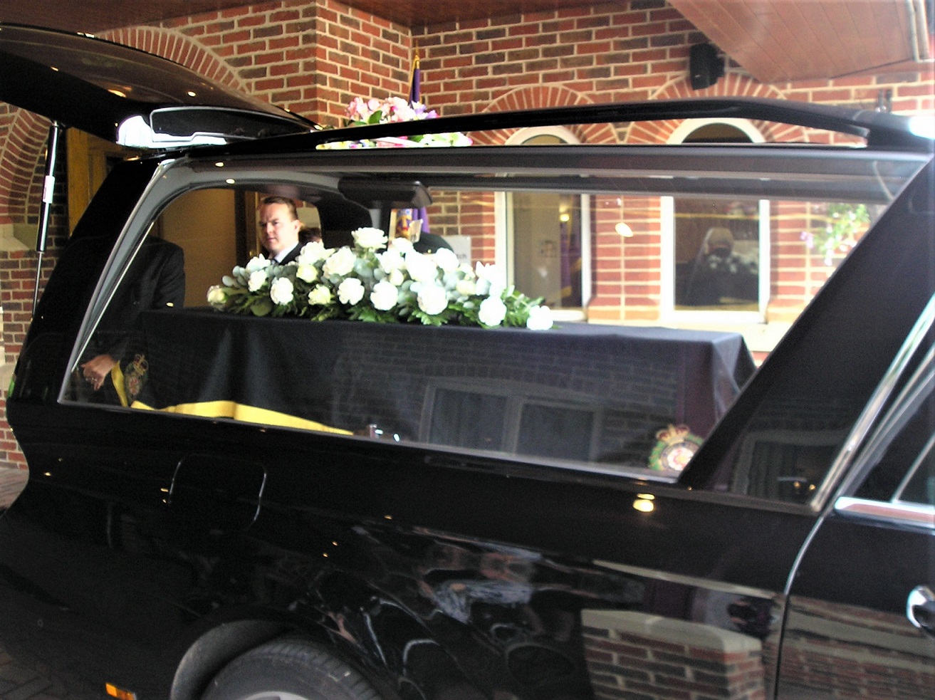 The Hearse Arrives.