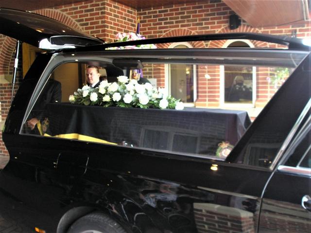 The Hearse Arrives.