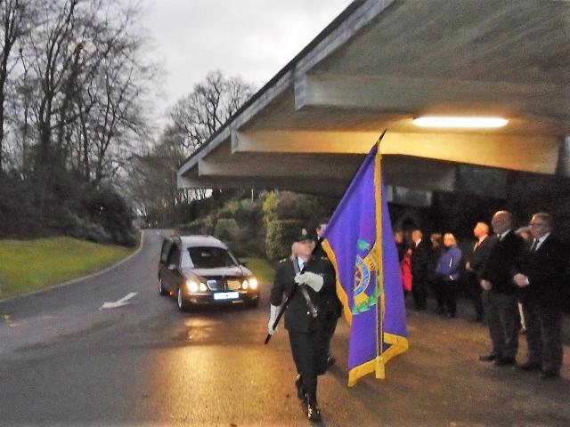 The Hearse Arrives.