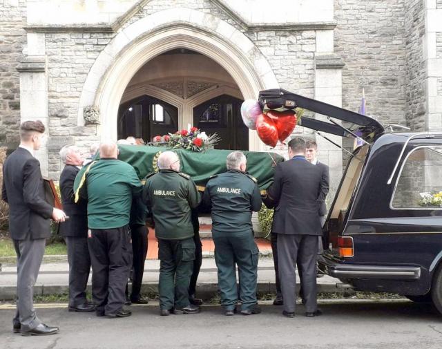 Ambulance Service Coffin Drape.