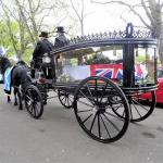 The Hearse Arrives.