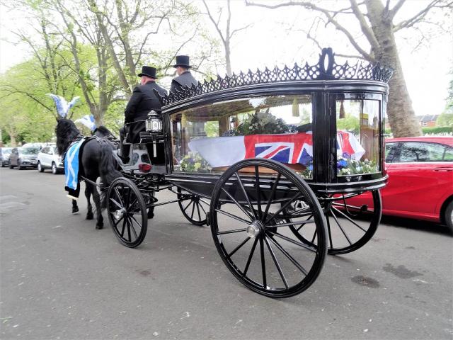 The Hearse Arrives.