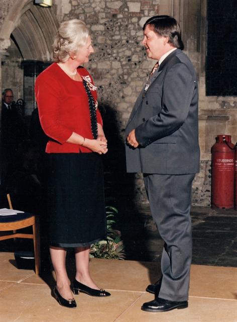 Long Service Medal Presentation.