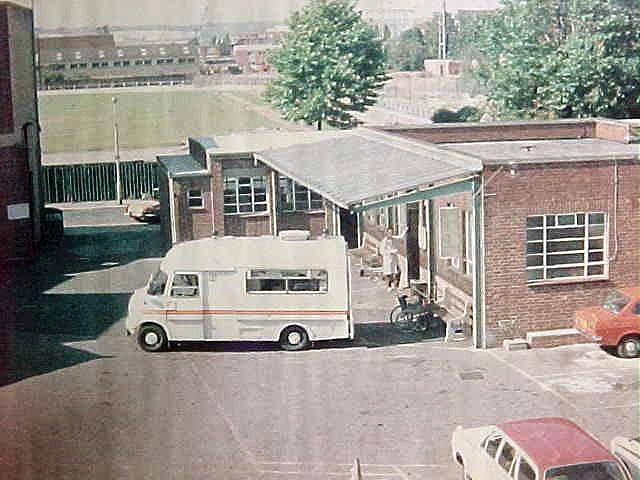 Outside old Royal Portsmouth Hospital.