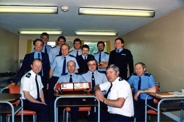 Roy with a Cardiac Training Course at Knowle.