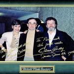Peter with James Galway and Elena Duran.