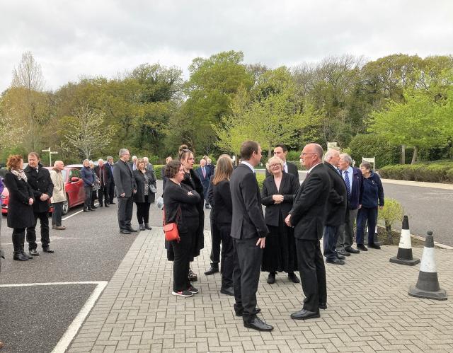 Family, Friends and Colleagues Gather at The Oaks.