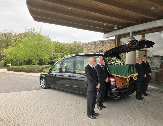 Coffin Bearers and Ambulance Service Drape.