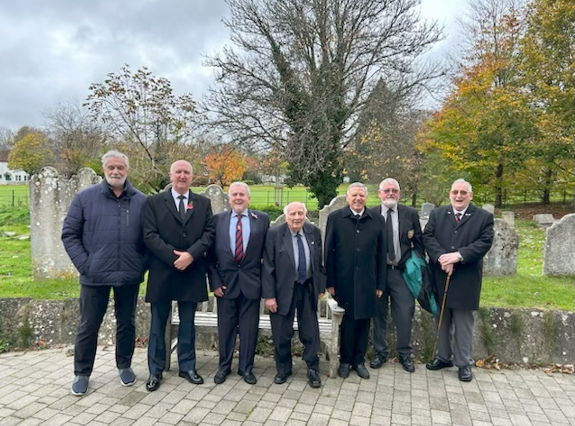 Early Mourners Gather.