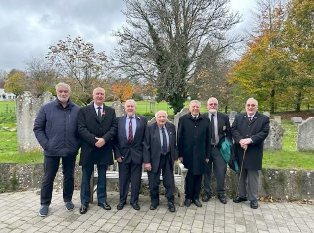 Early Mourners Gather.