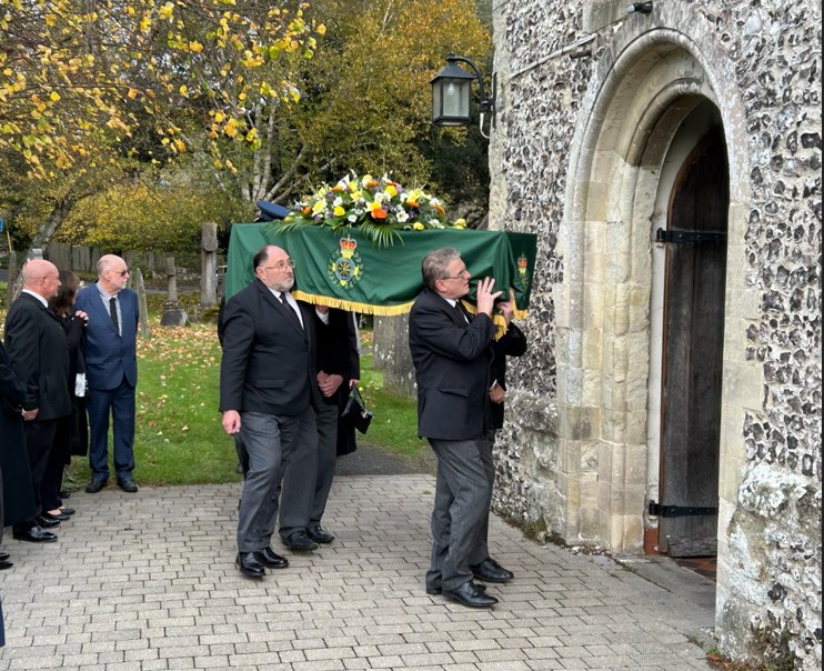 Entering the Church.