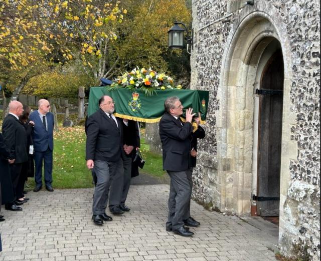 Entering the Church.