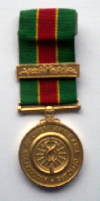 Association of Chief Ambulance Officers Medal.