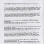 7. Hampshire Ambulance Service History.