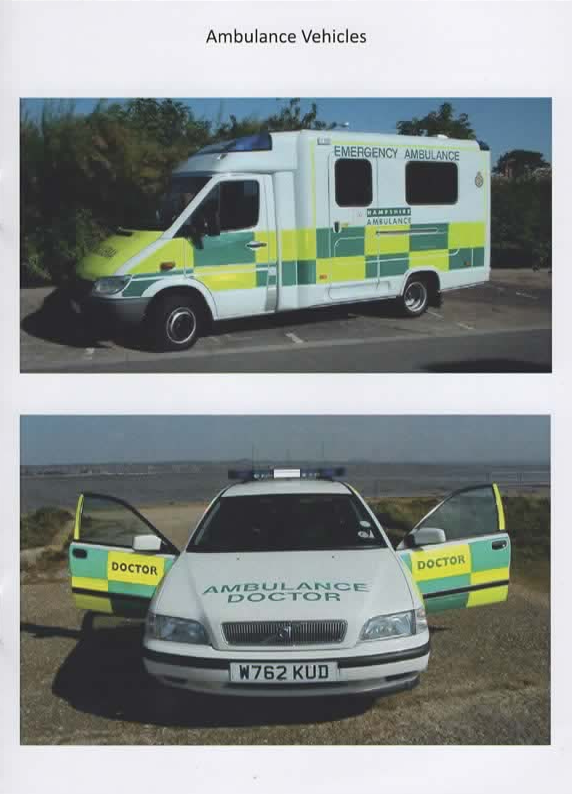 Ambulance Vehicles.