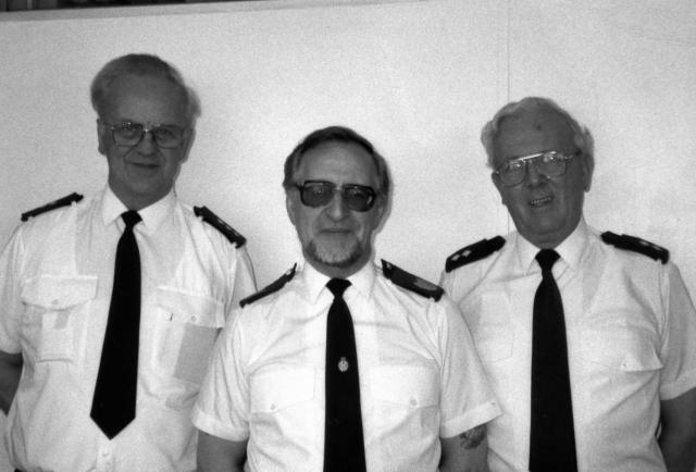 Bob Deakin, Dave Carter, Dave Hilborne.