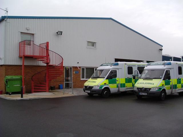 Lymington Ambulance Station.