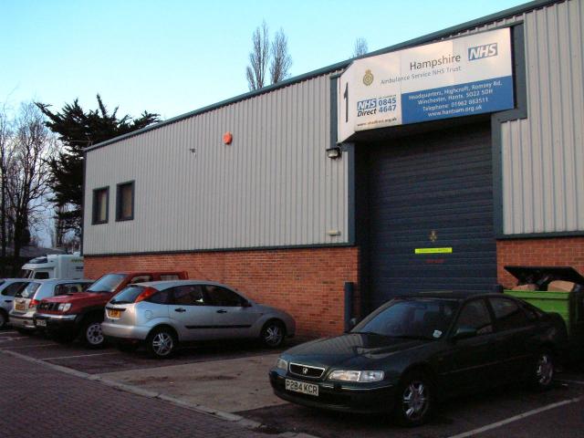 Havant Ambulance Station.