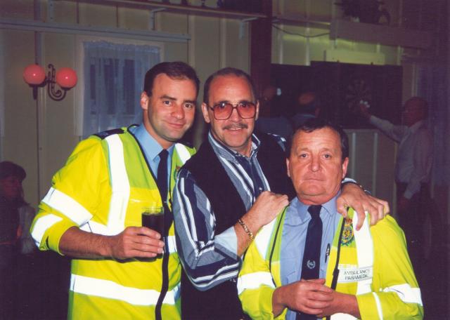 Keith with Dave Sutton and Derek Healy.