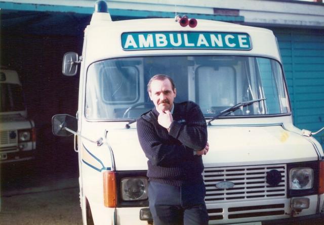 Keith Lloyd at Cosham Station.