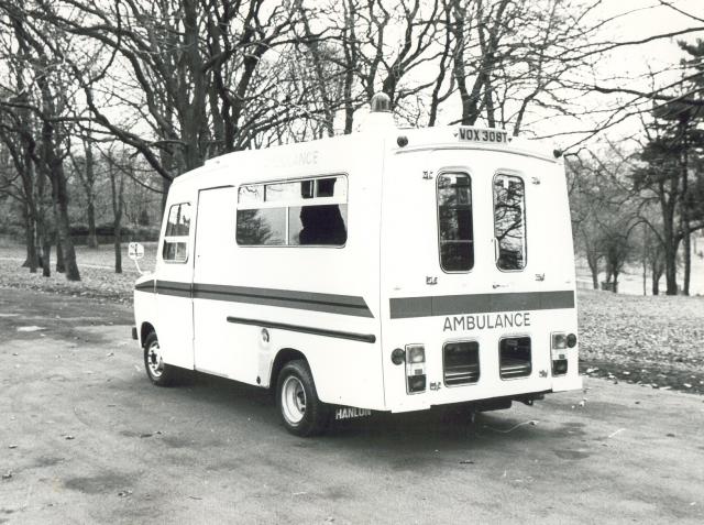 Hanlon Ambulance Rear View.