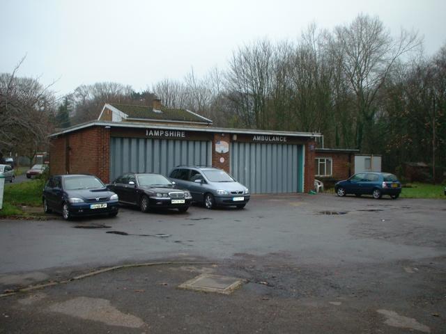 Eastleigh Ambulance Station.