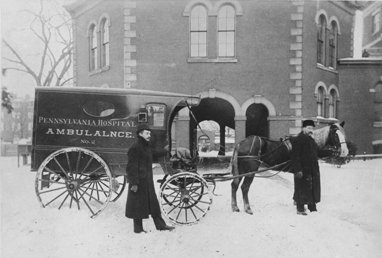 Horse-drawn Ambulance. Pre 1900's.