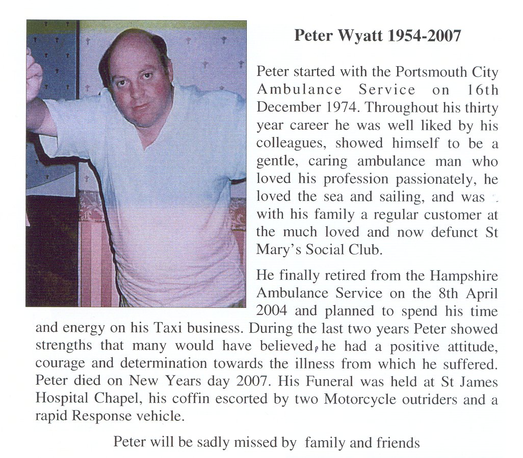 Peter Wyatt.