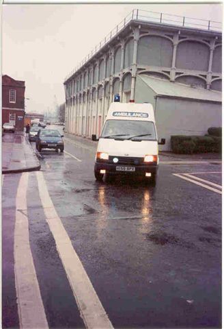 Royal Navy Ford Transit Ambulance.