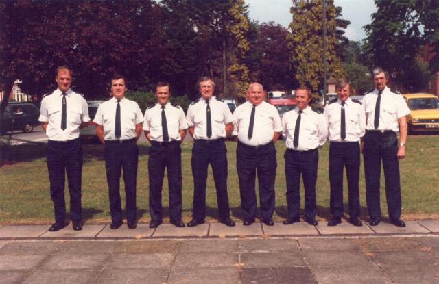 Officers On Parade.