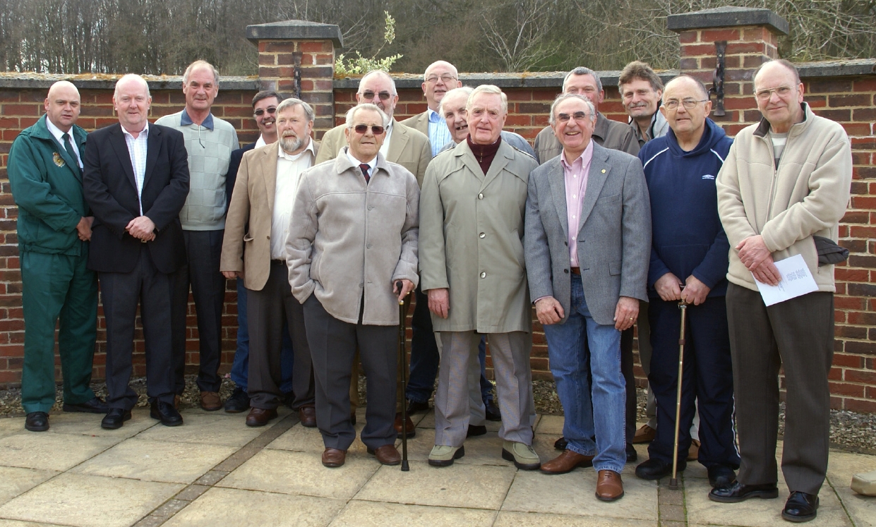 Basingstoke crews At Mike Herod's Funeral.