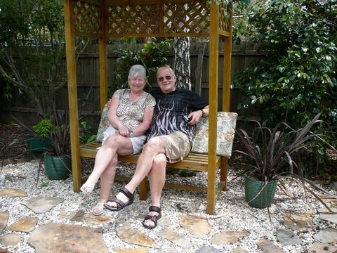 Enjoying a stay at Eddie Dix's house in Australia 2007.