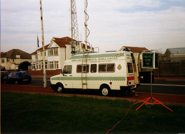 Mobile Control Vehicle at Lee-on-the-Solent.