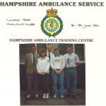 Hampshire Ambulance Training Centre 24.