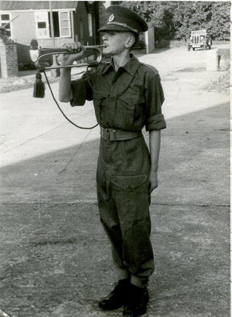 Peter Ball blowing his own trumpet.