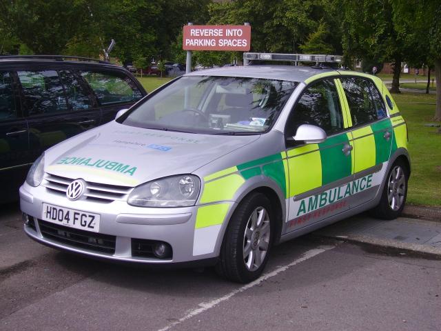 VW Golf First Response Car.