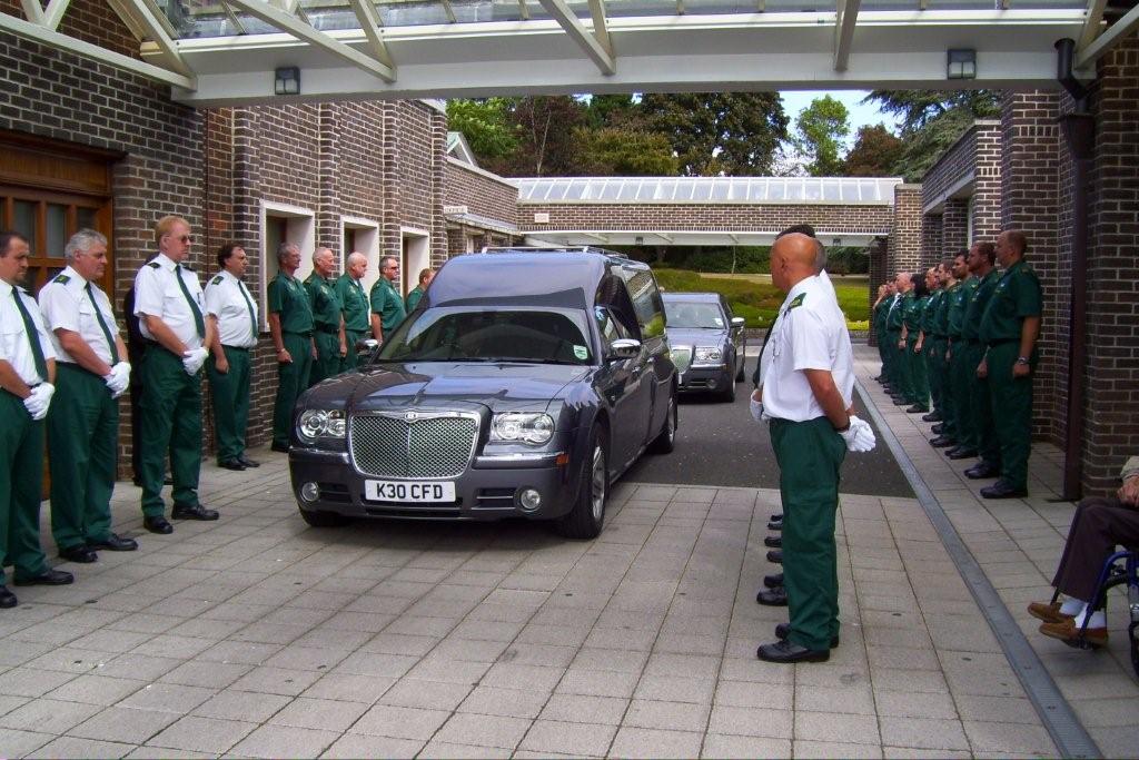 Guard of Honour Stands to Attention.