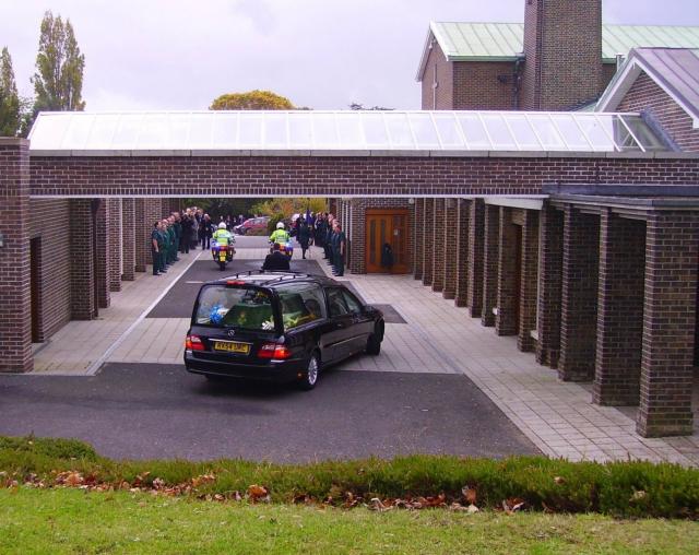 Arriving at the Chapel.