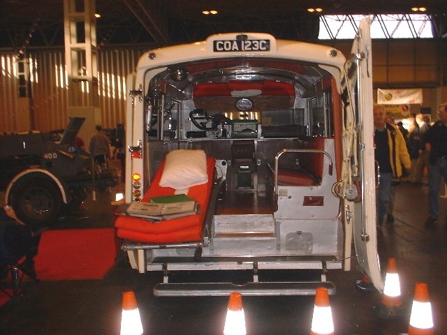 1965 Bedford J1 Lomas Ambulance.