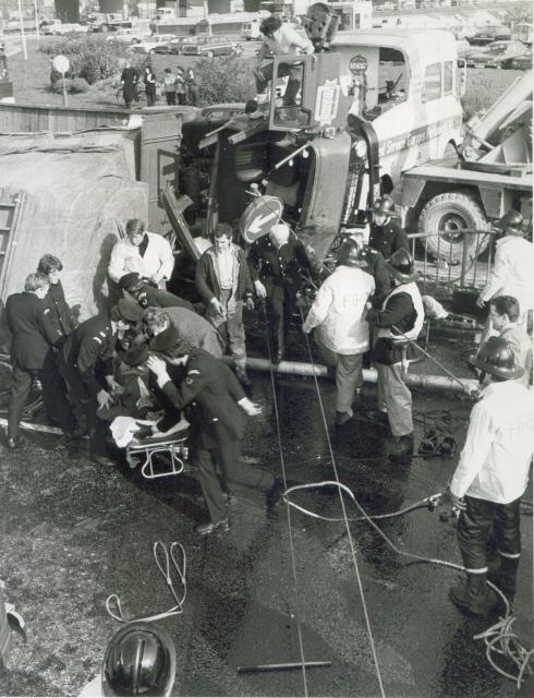 Portsbridge Lorry Crash.