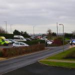 Funeral Procession Arrives.