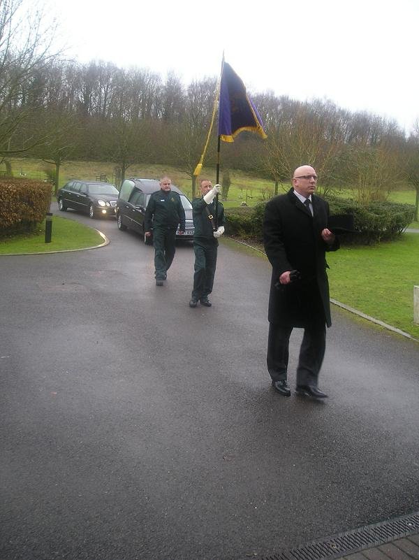 Ted Gearing's Funeral.