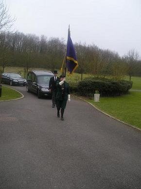 Funeral Procession Arrival.