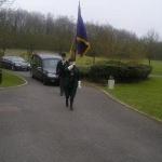 Funeral Procession Arrival.