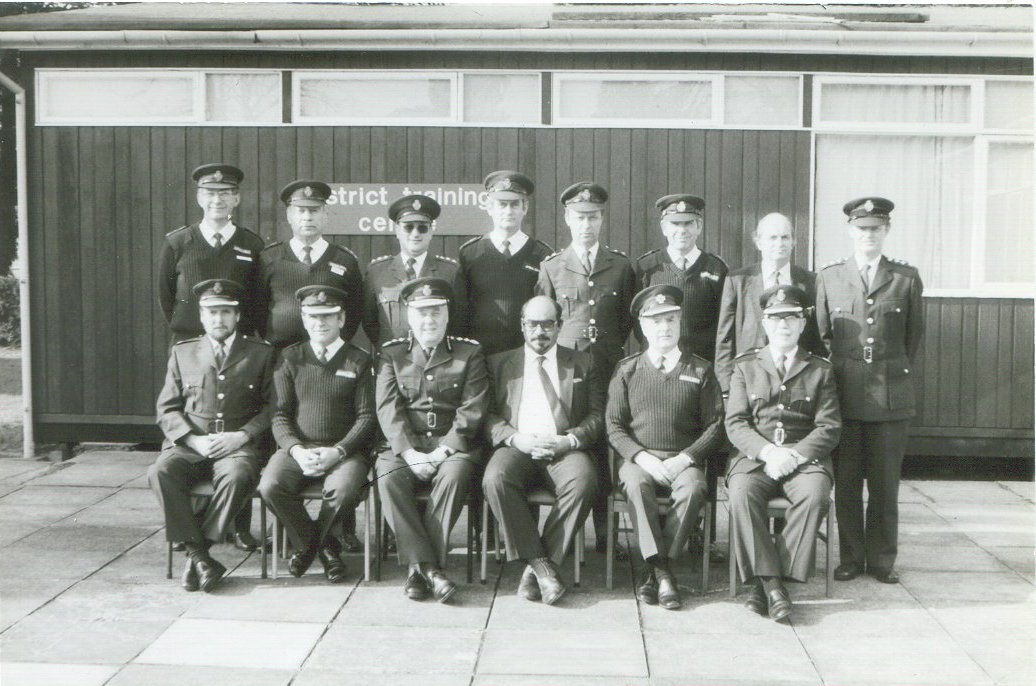 Officers on Parade.